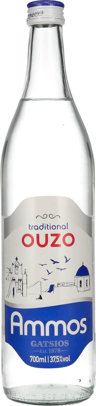 Gatsios Ouzo Ammos 37,5% Vol. 0,7l