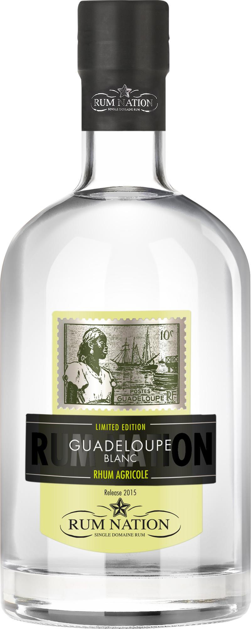 Rum Nation Guadeloupe Blanc Rhum Agricole 50% Vol. 0,7l