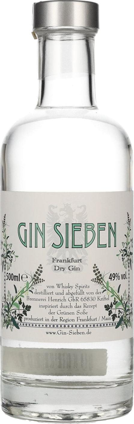 Gin Sieben Frankfurt Dry Gin 49% Vol. 0,5l