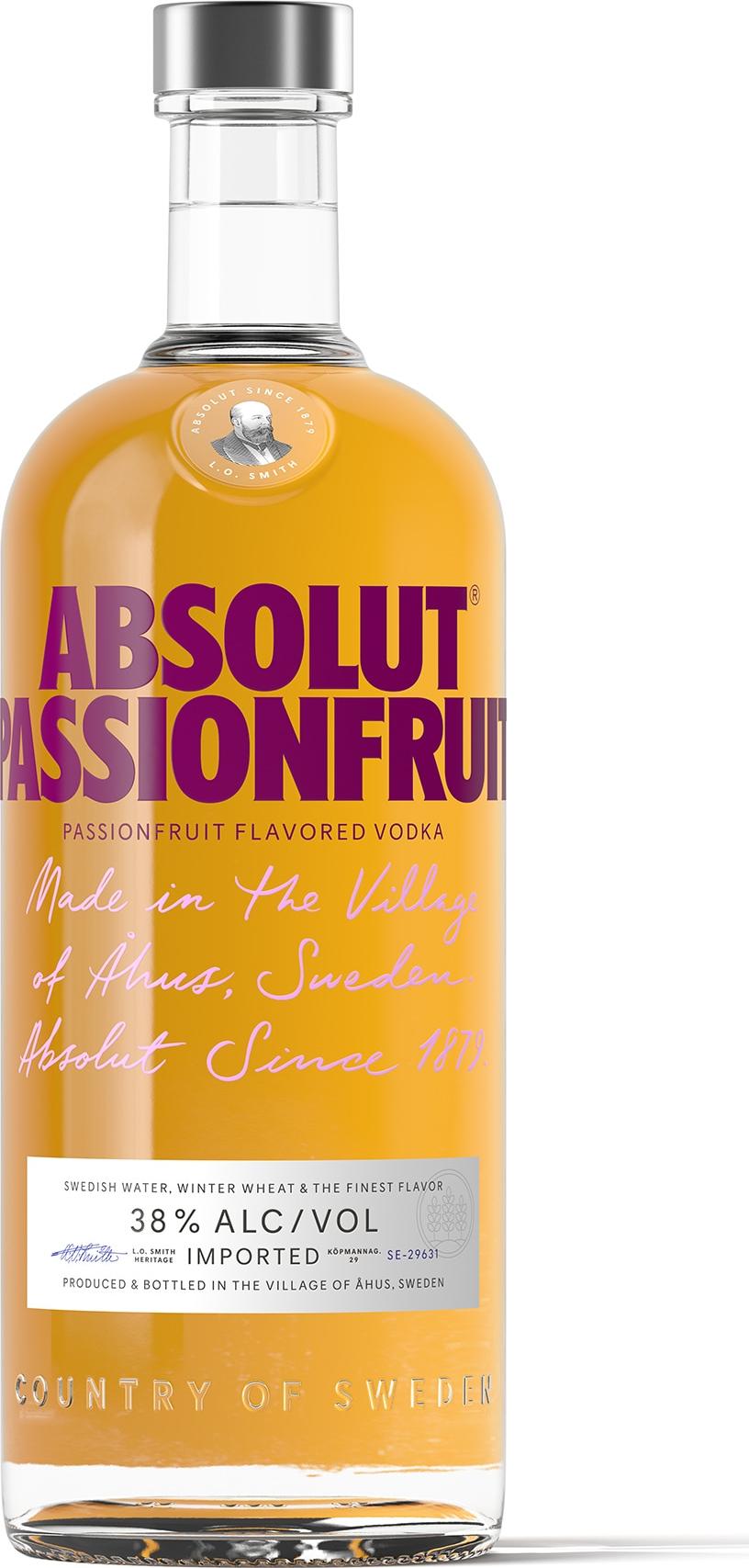 Absolut PASSIONFRUIT Flavored Vodka 38% Vol. 1l