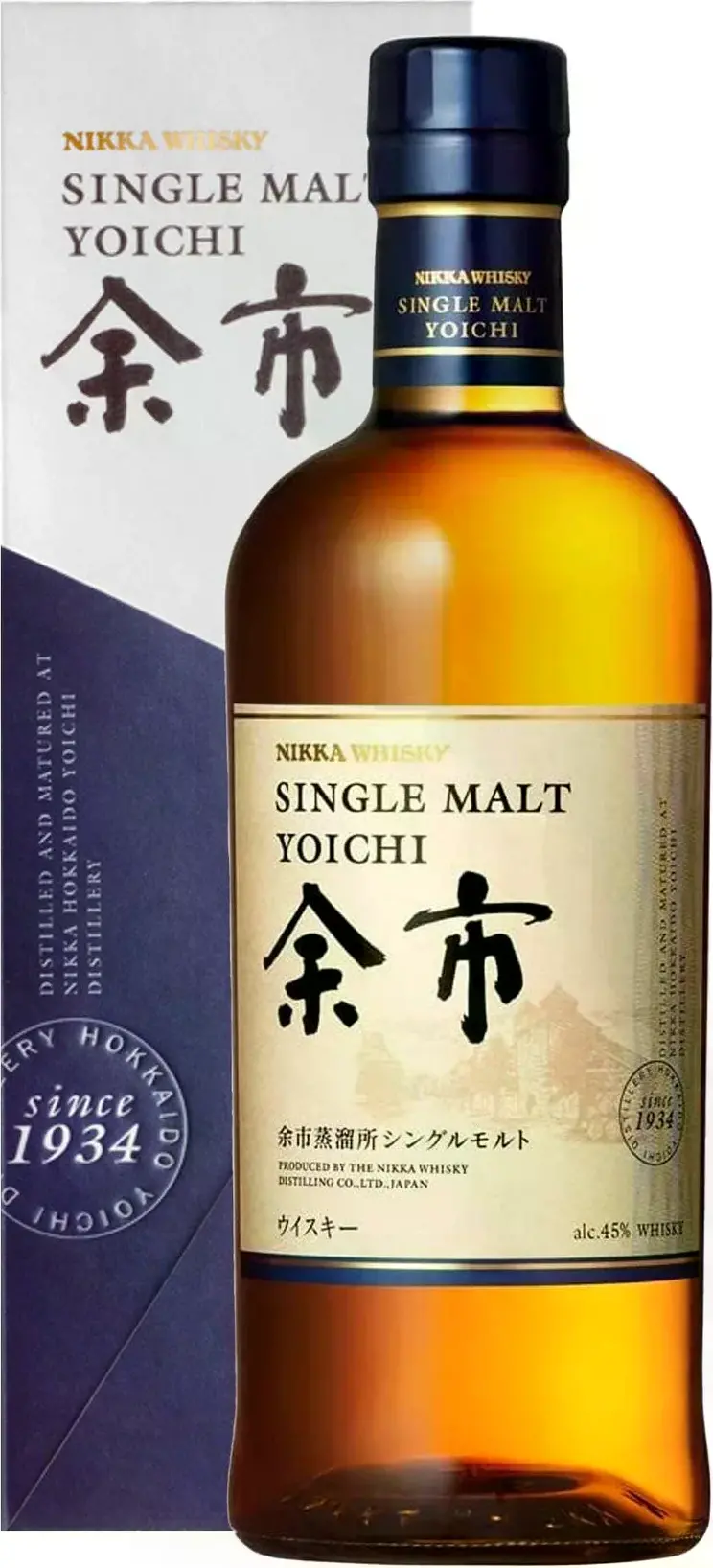 Nikka Yoichi Single Malt Whisky 45% Vol. 0,7l in Giftbox