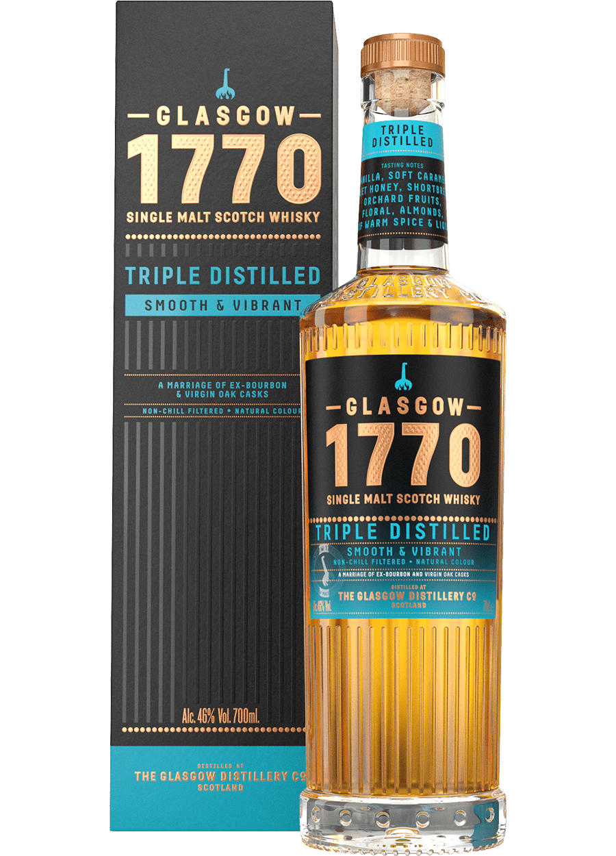 GLASGOW 1770 TRIPLE DISTILLED 46% Vol. 0,7l