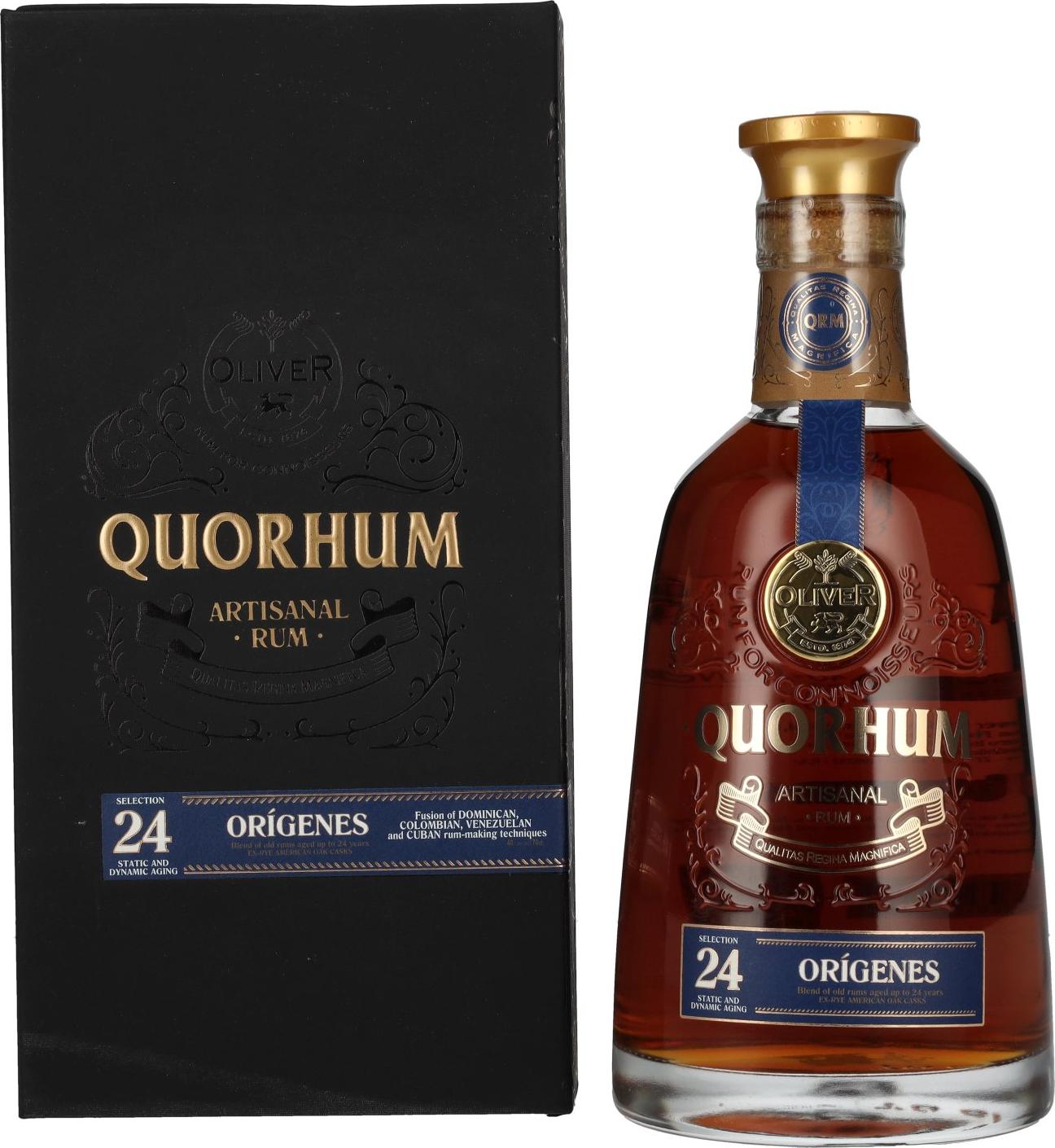 Ron Quorhum 24 Sistema Solera ORÍGENES 40% Vol. 0,7l in Giftbox