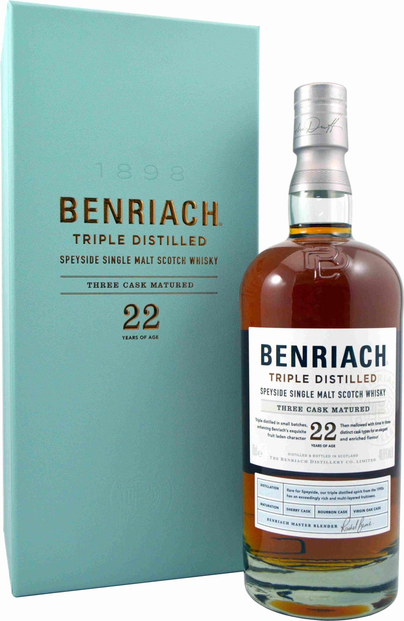 Benriach 22 Years Old 46,8% Vol. 0,7l