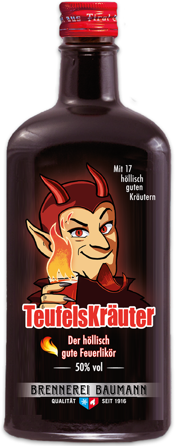 Baumann Teufelskräuter Fire Liqueur 50% Vol. 0,7l
