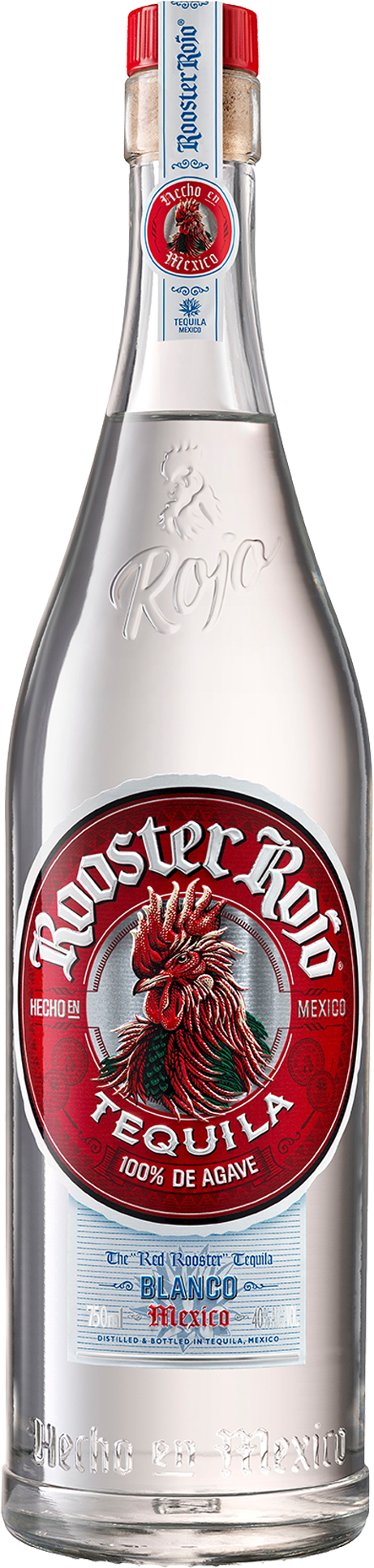 Rooster Rojo BLANCO Tequila 38% Vol. 0,7l