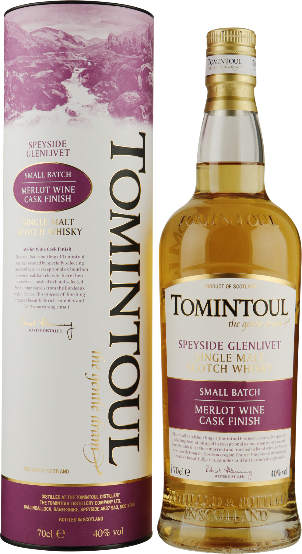 Tomintoul Small Batch Merlot Cask Finish 40% Vol. 0,7l