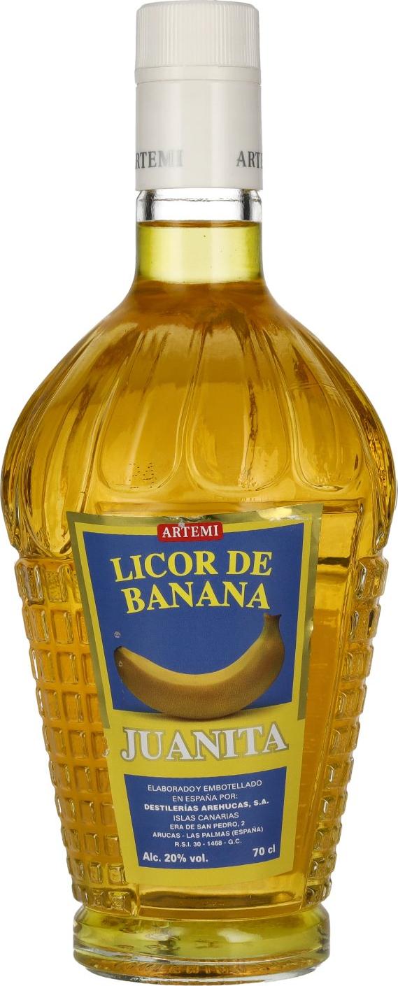Artemi Banana Juanita Licor 20% Vol. 0,7l