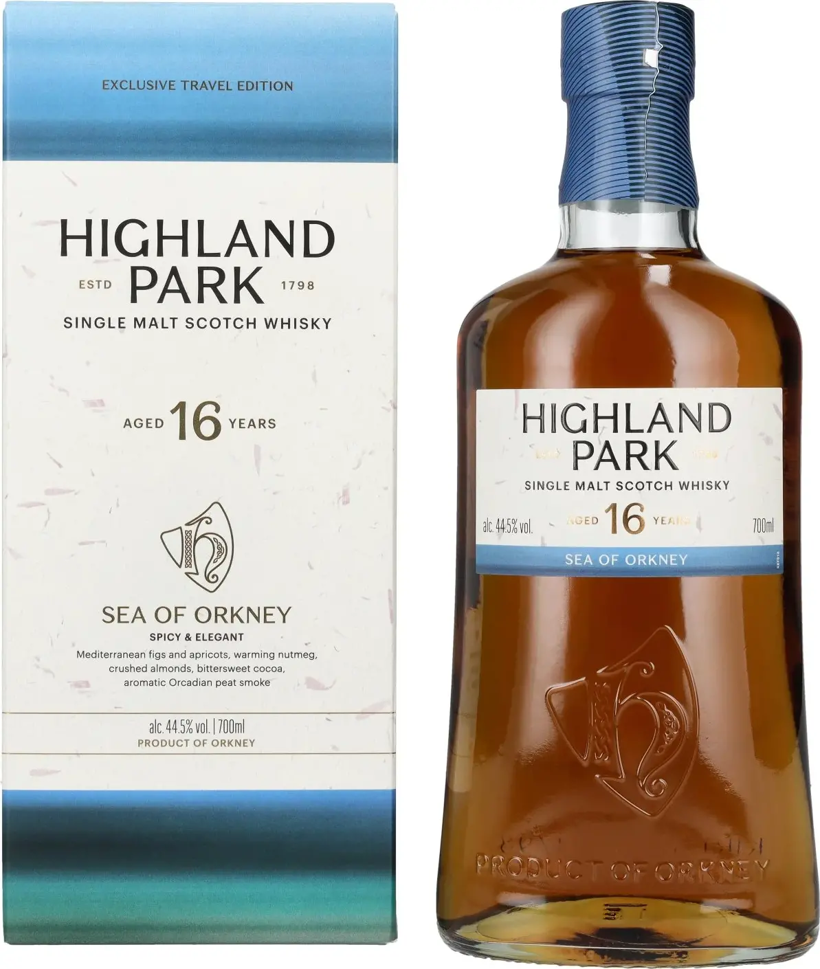 Highland Park 16 Years Old SEA OF ORKNEY Single Malt Scotch Whisky 44,5% Vol. 0,7l in Giftbox