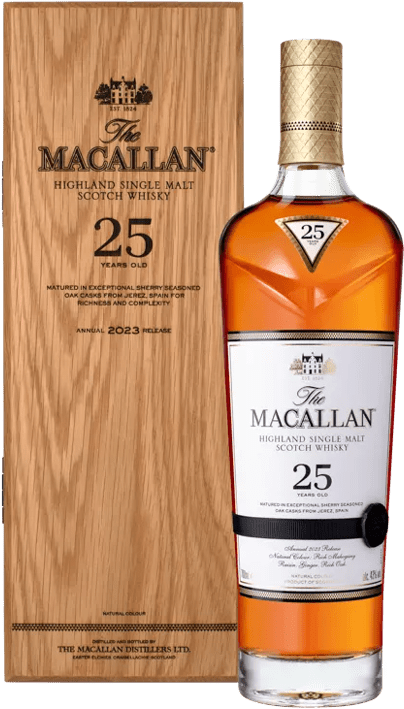 The Macallan SHERRY OAK 25 YEARS OLD 2023 RELEASE 43% Vol. 0,7l