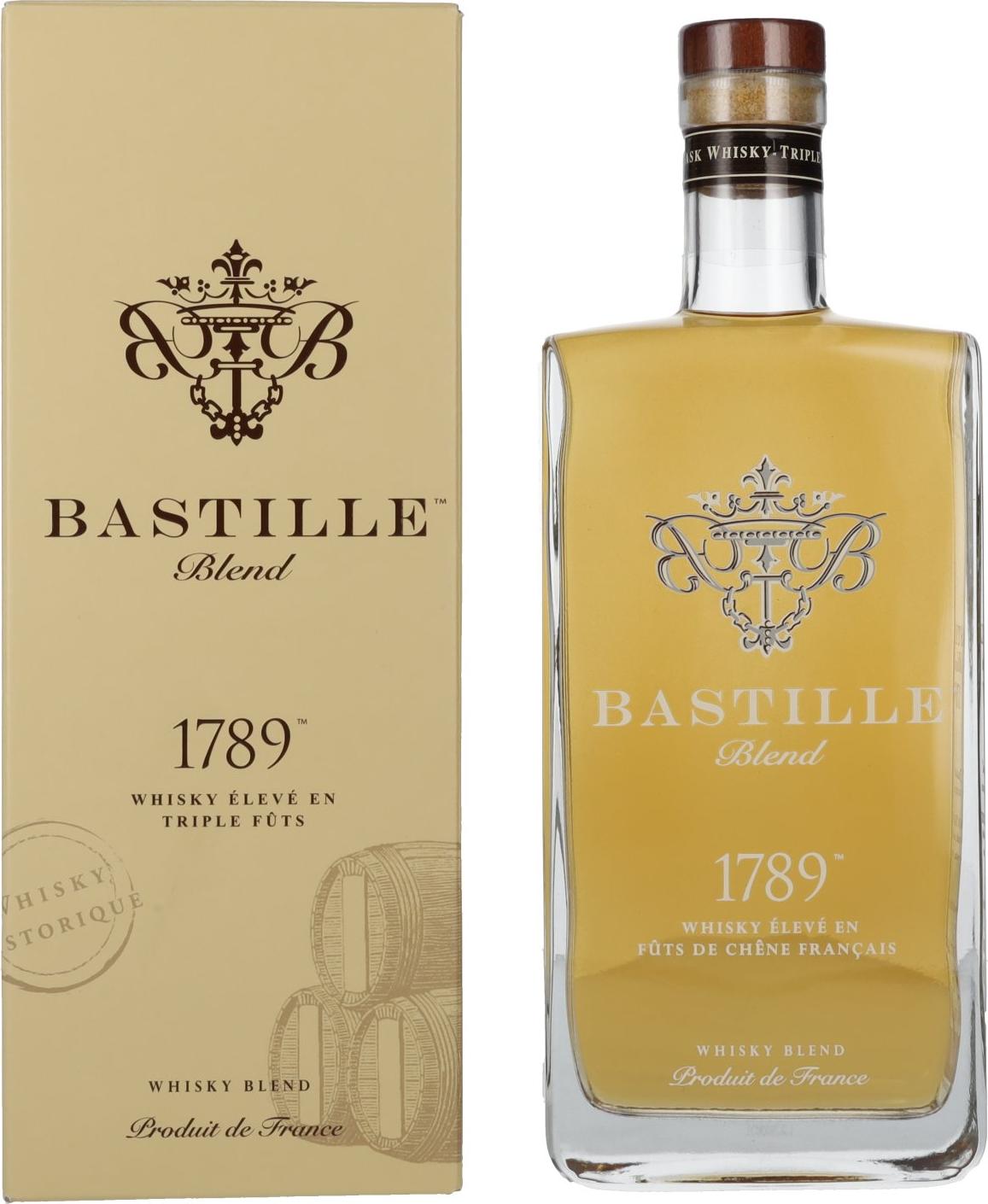 Bastille 1789 Hand-Crafted Blended Whisky 40% Vol. 0,7l in Giftbox