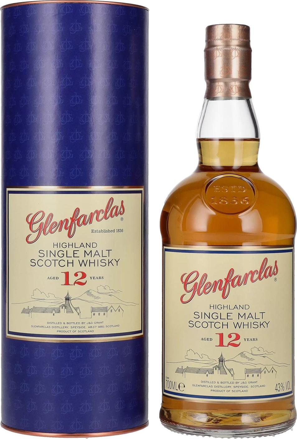 Glenfarclas 12 Year Old 43% Vol. 0,7l in Giftbox