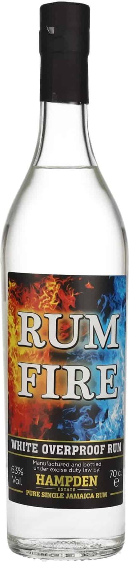 Hampden Estate RUM FIRE White Overproof Rum 63% Vol. 0,7l