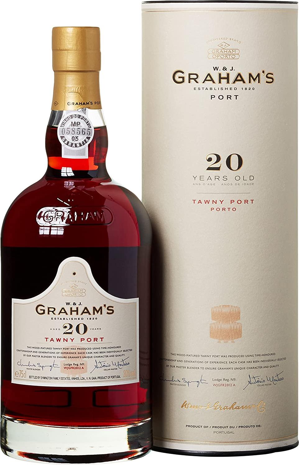 W. & J. Graham's 20 Year Old Tawny Port 20% Vol. 0,75l in Giftbox
