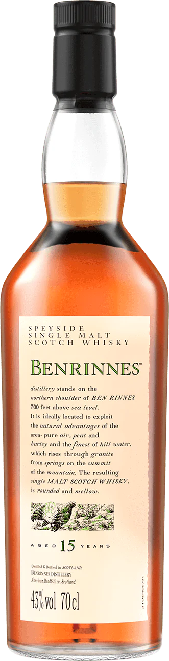 Benrinnes 15 Years Old FLORA & FAUNA Speyside Single Malt 2021 43% Vol. 0,7l