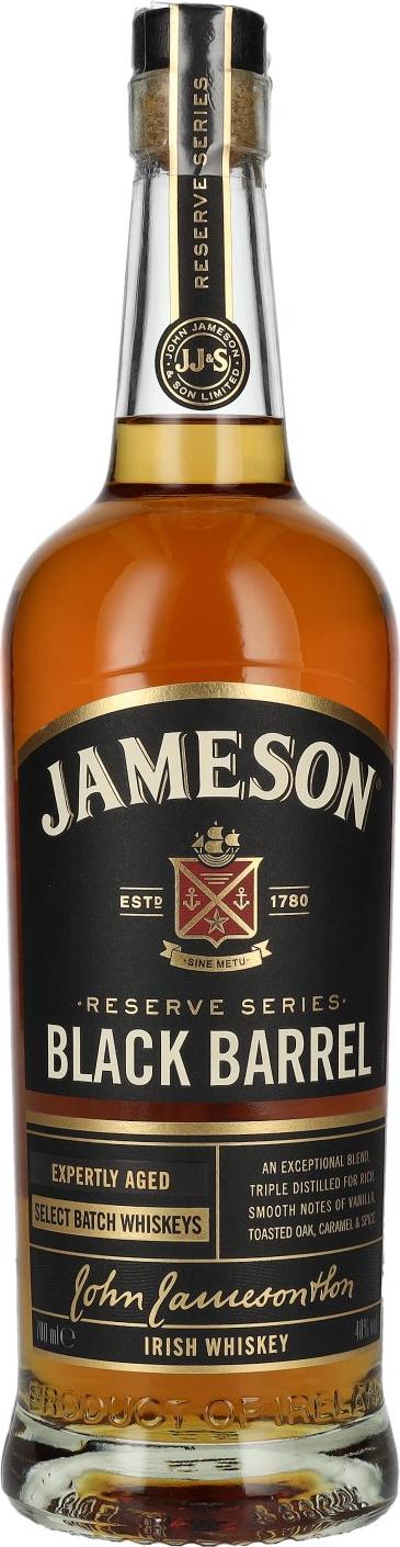 Jameson BLACK BARREL Irish Whiskey 40% Vol. 0,7l