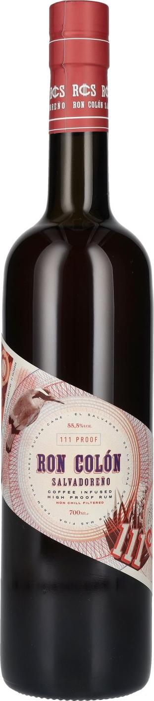 Ron Colón Salvadoreño COFFEE INFUSED High Proof Rum 55,5% Vol. 0,7l