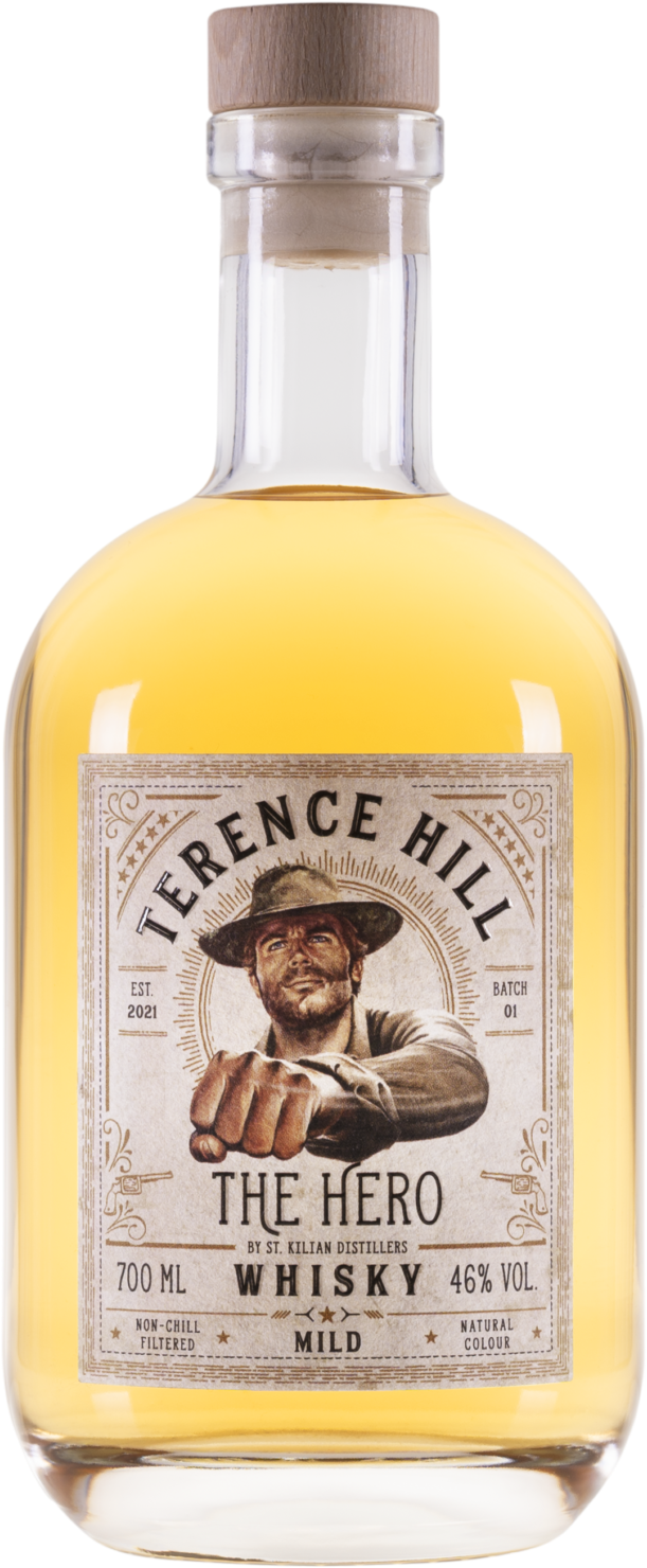 St. Kilian Terence Hill THE HERO Whisky Mild 46% Vol. 0,7l