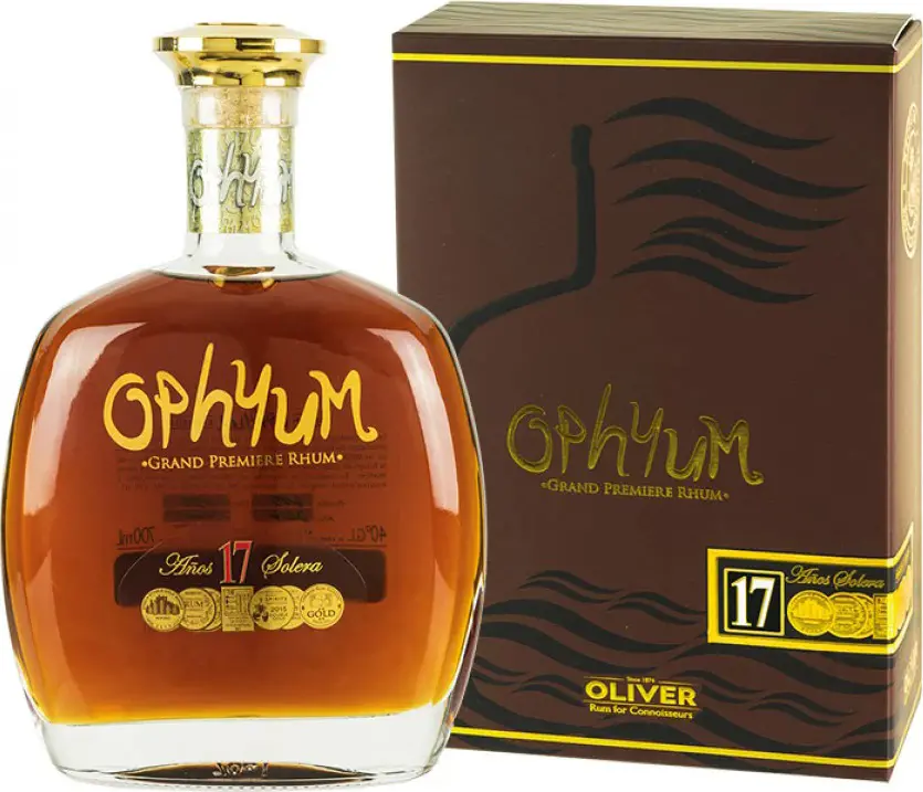 Ophyum Grand Premiere 17 Años Solera Rhum 40% Vol. 0,7l in Giftbox