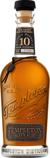 Templeton RYE 10 Years Old SINGLE BARREL Straigth Rye Whiskey 52% Vol. 0,7l