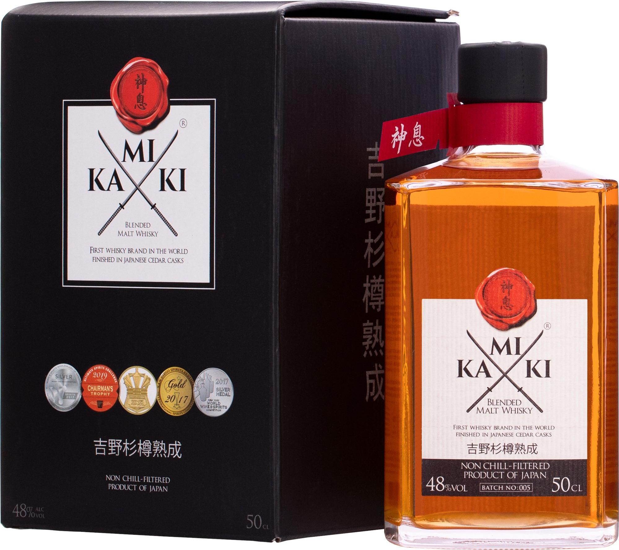 KAMIKI Blended Malt Whisky 48% Vol. 0,5l in Giftbox