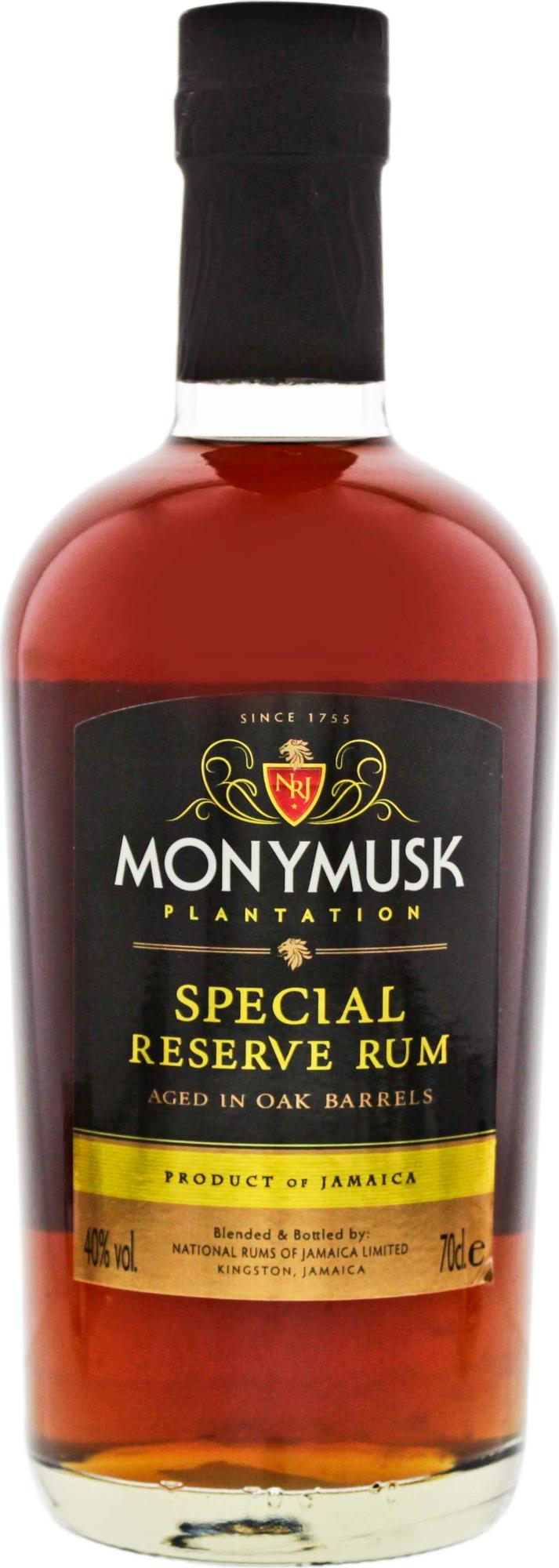 Monymusk Plantation SPECIAL RESERVE Rum 40% Vol. 0,7l