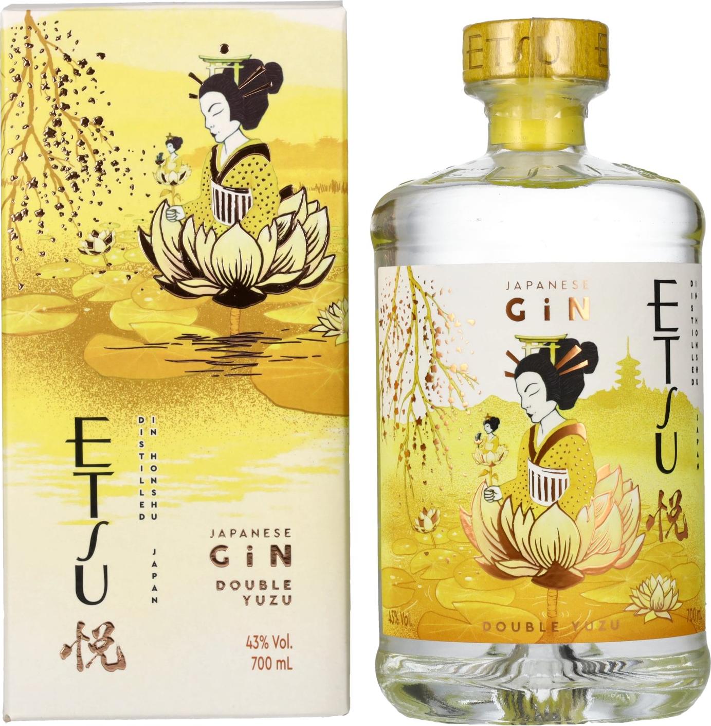 Etsu DOUBLE YUZU Gin 43% Vol. 0,7l in Giftbox