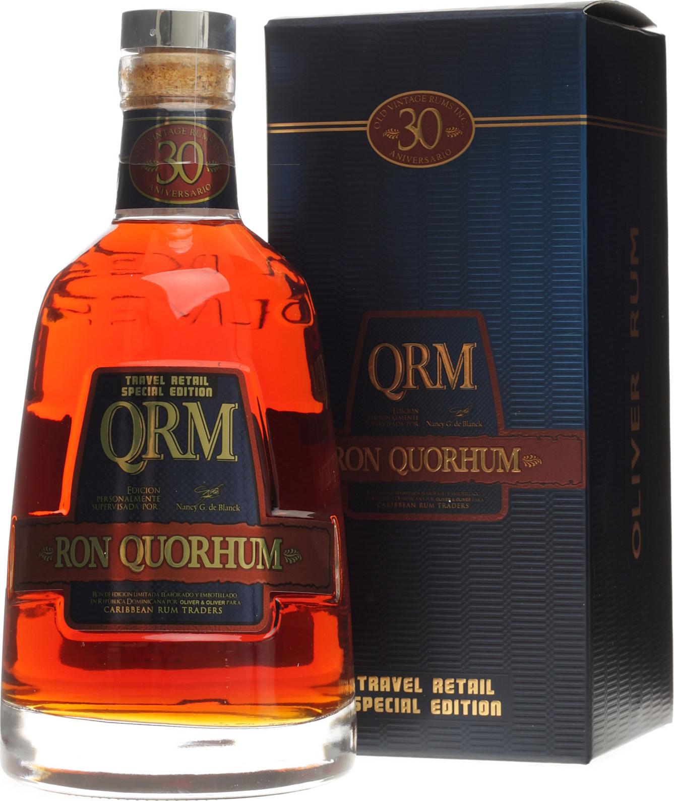Ron Quorhum 30 Aniversario Travel Retail Special Edition 42% Vol. 0,7l in Giftbox