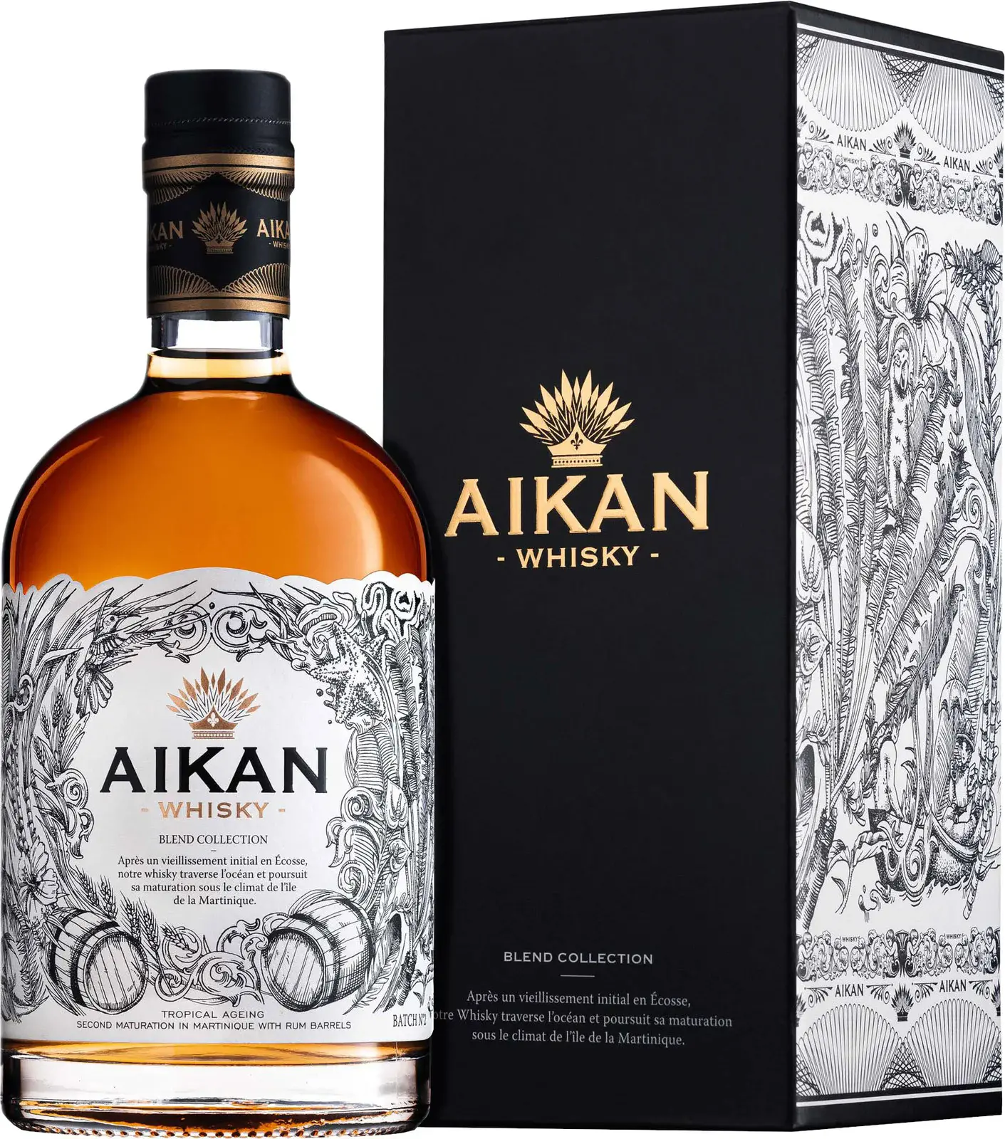 Aikan Whisky Blend Collection Batch No. 3 43% Vol. 0,5l in Giftbox
