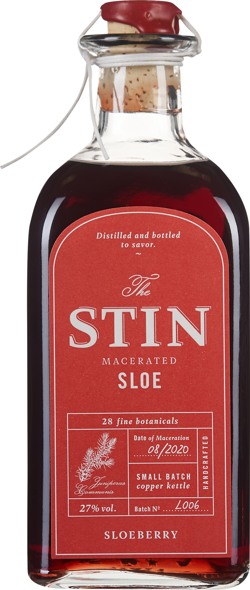 The STIN Styrian Sloe Gin 27% Vol. 0,5l