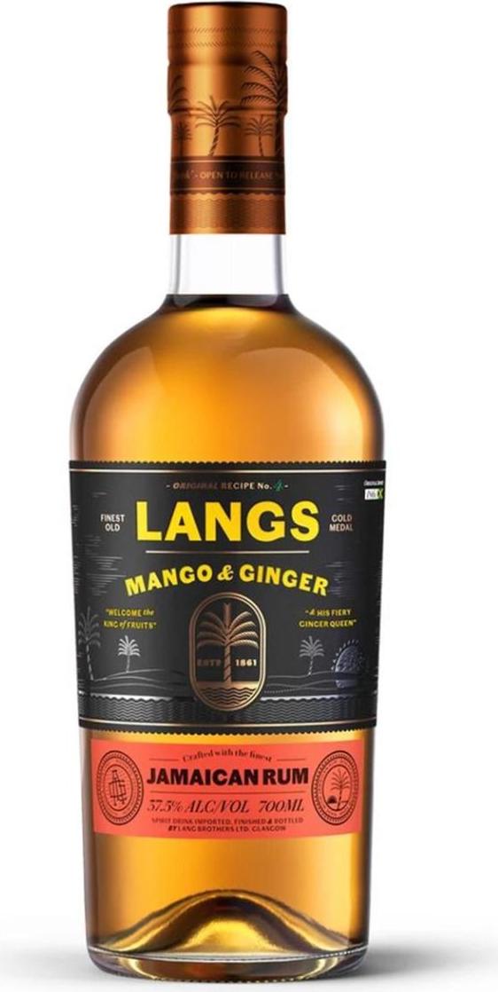 Langs Mango & Ginger Rum 37,5% Vol. 0,7l
