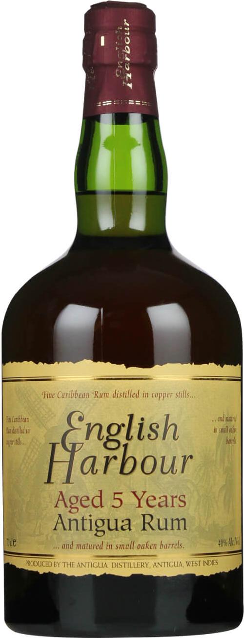 English Harbour 5 Years Old Antigua Rum 40% Vol. 0,7l
