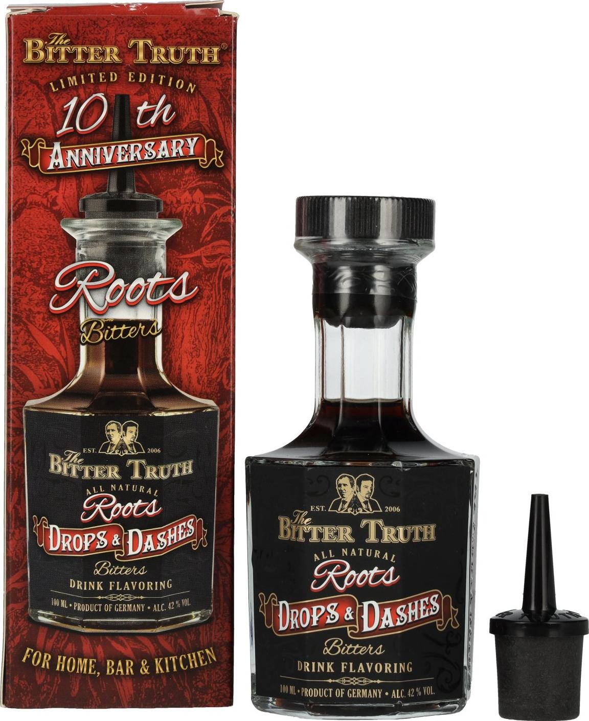 The Bitter Truth Roots Drops & Dashes Bitters 10th Anniversary Limited Edition 42% Vol. 0,1l in Giftbox