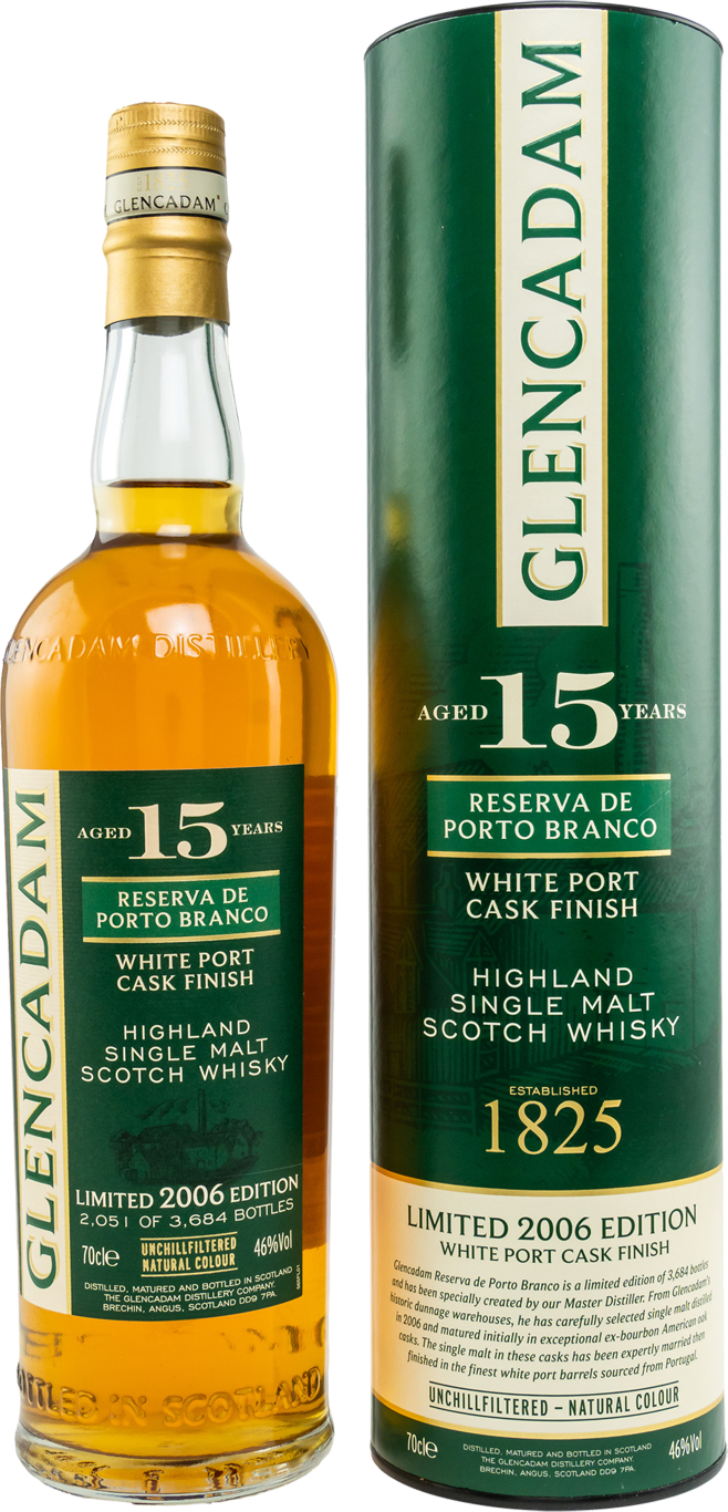 Glencadam 15 Years Old White Port Cask Finish 2006 46% Vol. 0,7l