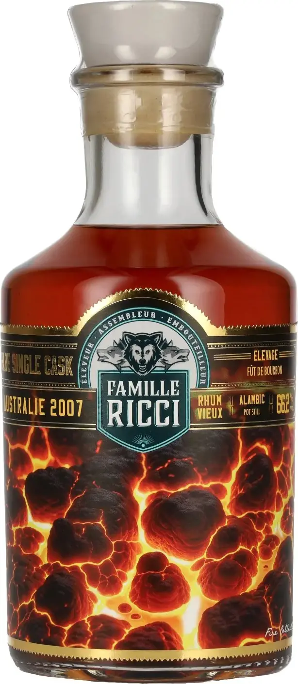 Famille Ricci Australie Rare Single Cask Rhum Vieux 2007 66,2% Vol. 0,5l