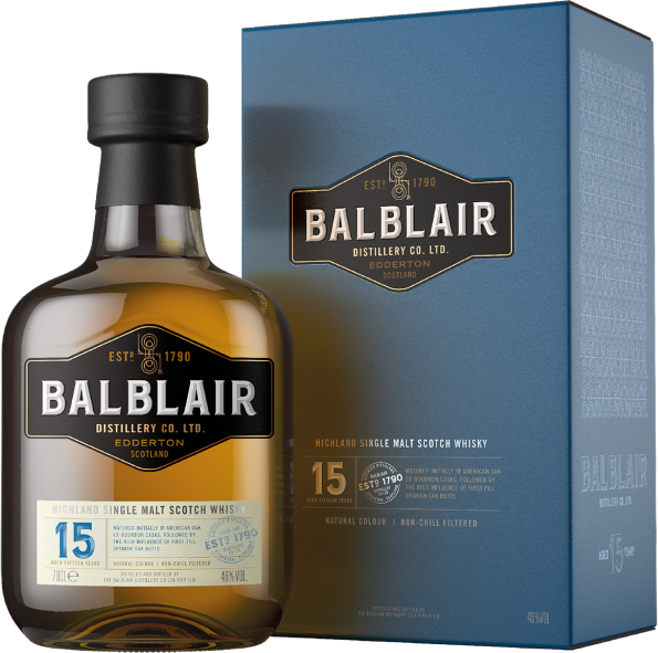Balblair 15 Years Old 46% Vol. 0,7l in Giftbox