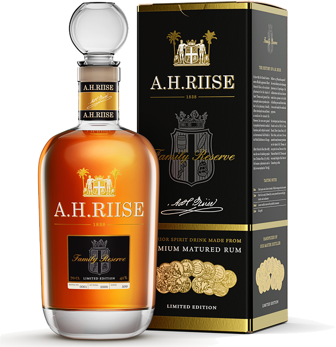 A.H. Riise / Old St. Croix FAMILY RESERVE Rum 42% Vol. 0,7l