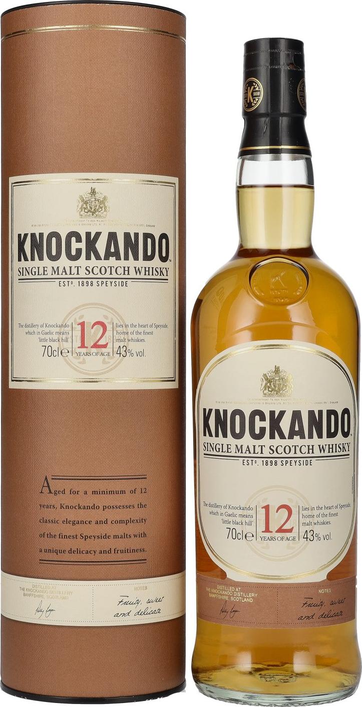 Knockando 12 Years Old Single Malt Scotch Whisky 43% Vol. 0,7l in Giftbox