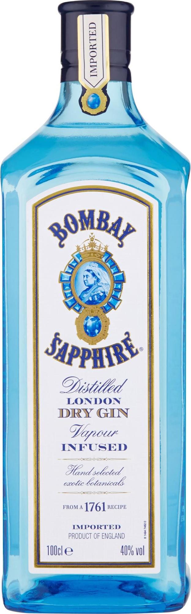 Bombay SAPPHIRE London Dry Gin 40% Vol. 1l