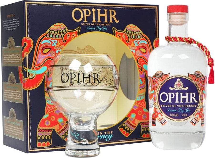 Opihr Spices of the Orient Gin 42,5% Vol. 0,7l with Globe-glass