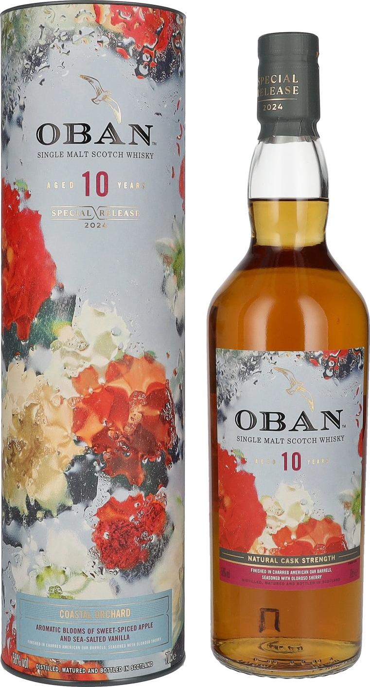 Oban 10 Years Old Coastal Orchard Single Malt Special Release 2024 58% Vol. 0,7l in Giftbox