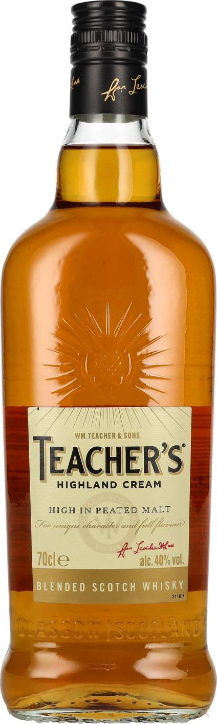 Teacher's HIGHLAND CREAM Blended Scotch Whisky 40% Vol. 0,7l