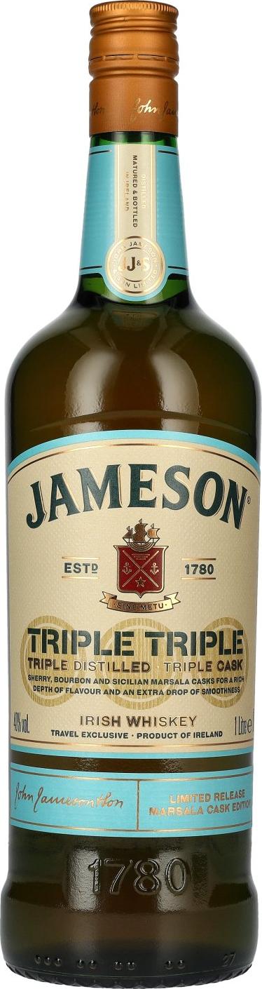 Jameson TRIPLE Marsala Cask Irish Whiskey Limited Release 40% Vol. 1l