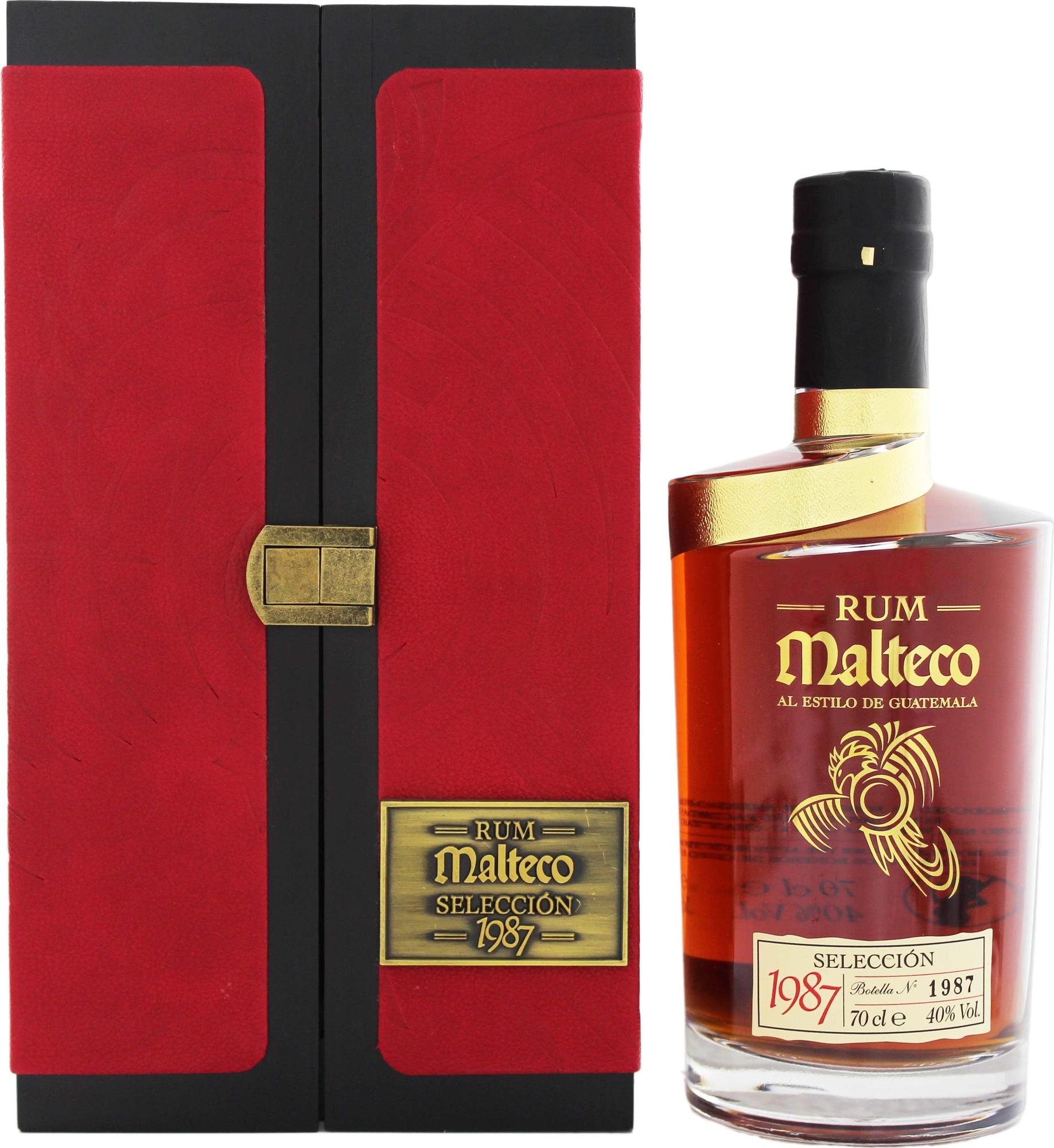 Ron Malteco SELECCIÓN 1987 40% Vol. 0,7l