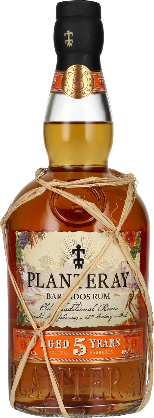Plantation / Planteray BARBADOS 5 Years Old Old Traditional Rum 40% Vol. 0,7l