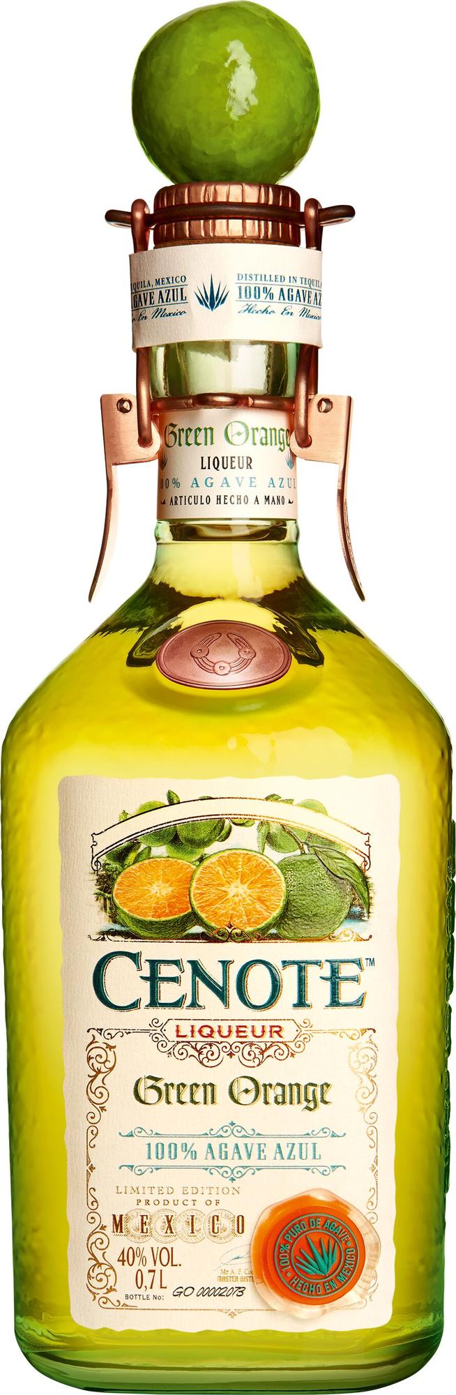Cenote Green Orange Liqueur 40% Vol. 0,7l