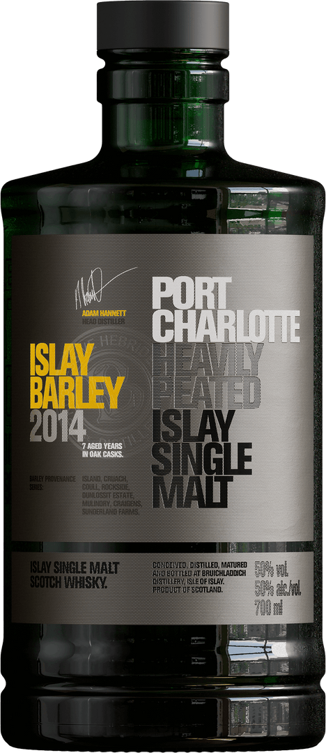 PORT CHARLOTTE ISLAY BARLEY 2014 50% Vol. 0,7l