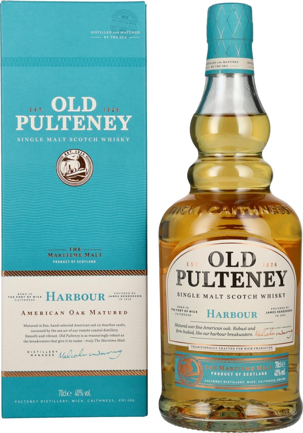 Old Pulteney HARBOUR The Maritime Malt Single Malt Scotch Whisky 40% Vol. 0,7l in Giftbox