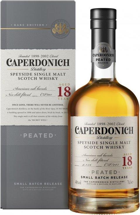 Caperdonich 18 Years Old PEATED Speyside Single Malt Scotch Whisky 48% Vol. 0,7l in Giftbox