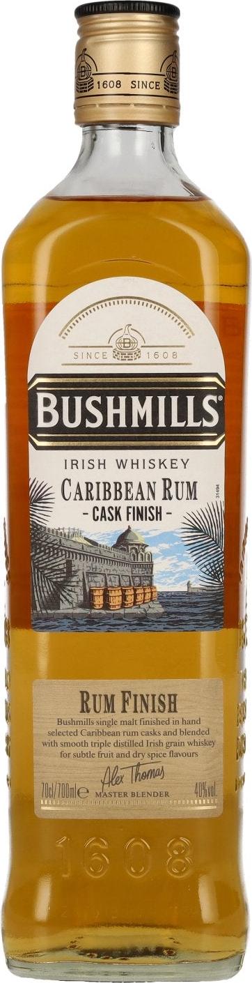 Bushmills Irish Whiskey Caribbean Rum Cask Finish 40% Vol. 0,7l